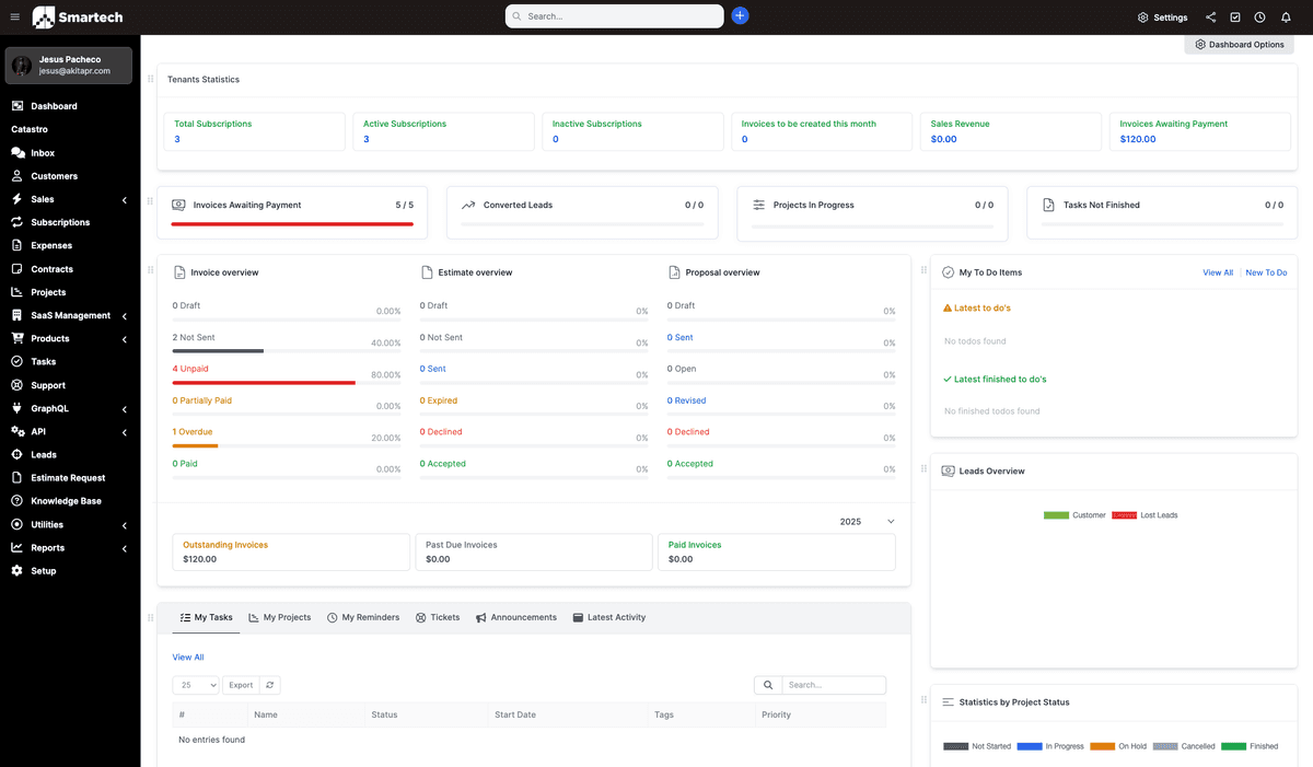 Smart CRM Interface Preview